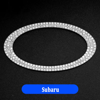 HOT SALE🎉50% OFF🎉Creative Steering Wheel Crystal Sticker