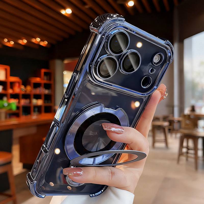 📱Magnetický kryt s držákem proti pádu pro Phone