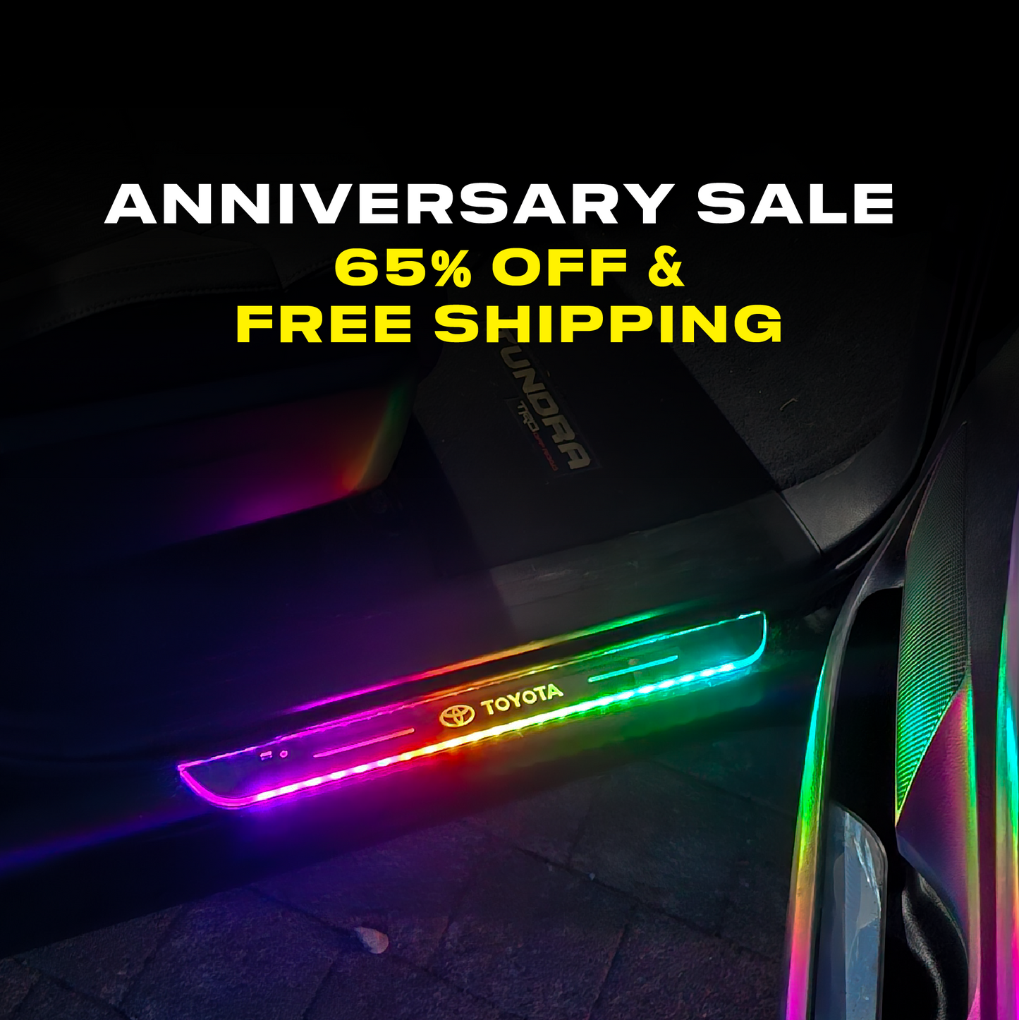 BloomCar™ LED prahové lišty Pro