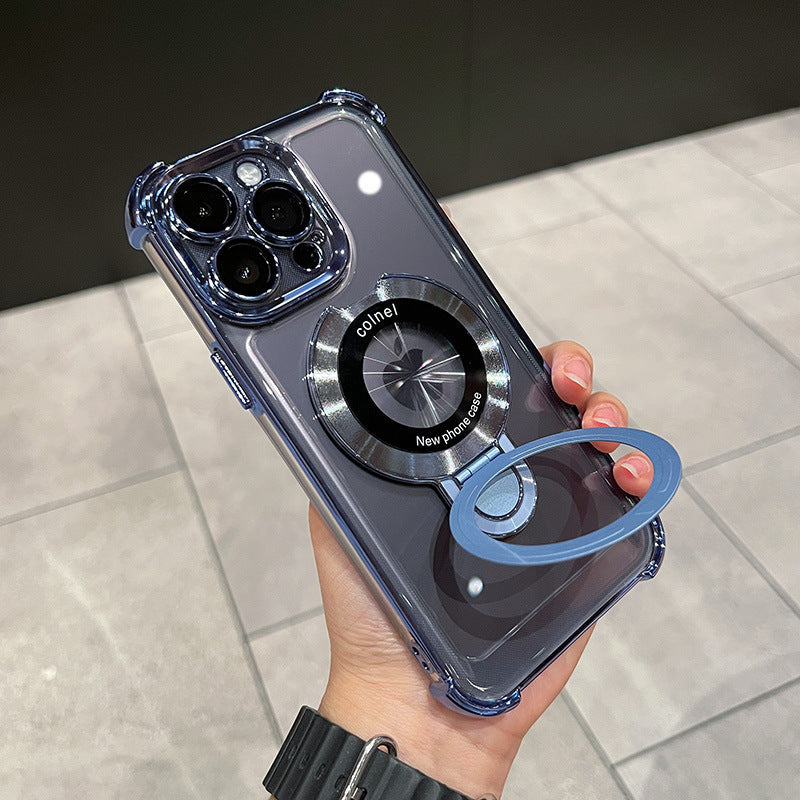 📱Magnetický kryt s držákem proti pádu pro Phone
