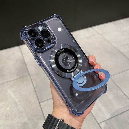 📱Magnetický kryt s držákem proti pádu pro Phone