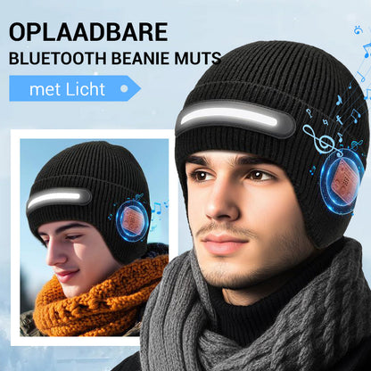 Nabíjitelná čepice s LED osvětlením a Bluetooth