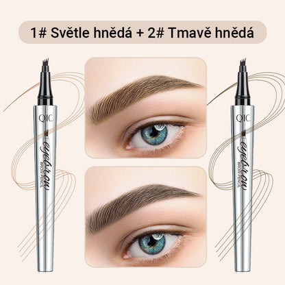 Víceúčelová tužka na obočí se 4 hroty (2 ks)