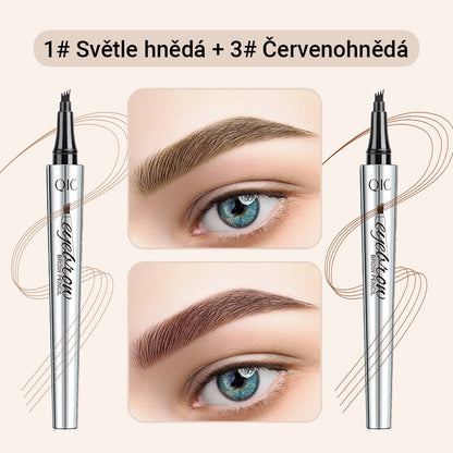 Víceúčelová tužka na obočí se 4 hroty (2 ks)
