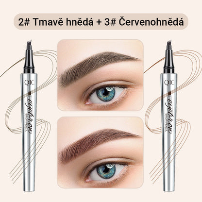 Víceúčelová tužka na obočí se 4 hroty (2 ks)