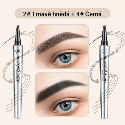 Víceúčelová tužka na obočí se 4 hroty (2 ks)