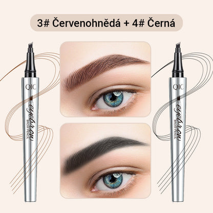 Víceúčelová tužka na obočí se 4 hroty (2 ks)