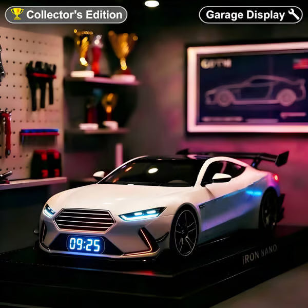 🔥Budík ve tvaru hypercar 🏎️Realistické zvukové a světelné efekty motoru