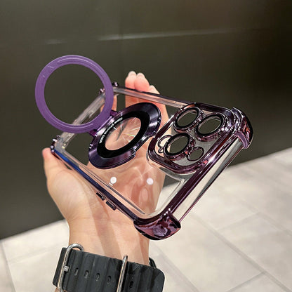 📱Magnetický kryt s držákem proti pádu pro Phone