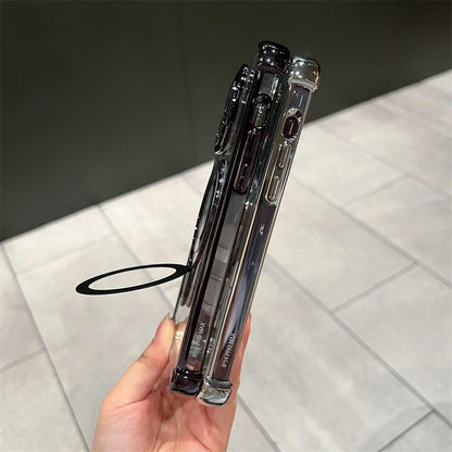 📱Magnetický kryt s držákem proti pádu pro Phone