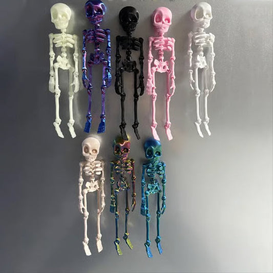 【Kupte 1, dostanete 1 zdarma】3D tištěná magnetická figurka vintage kostry 🎃