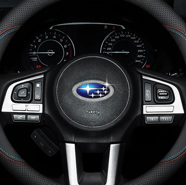 HOT SALE🎉50% OFF🎉Creative Steering Wheel Crystal Sticker