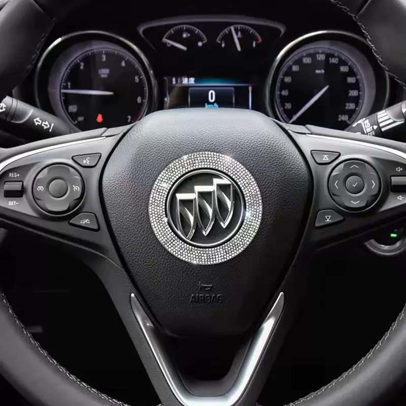 HOT SALE🎉50% OFF🎉Creative Steering Wheel Crystal Sticker