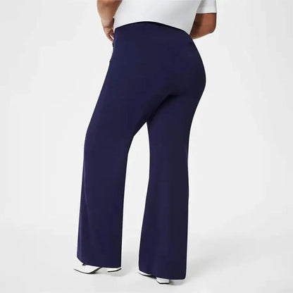 🔥 Dámské kalhoty Plus Size s vysokým nártem a širokými nohavicemi