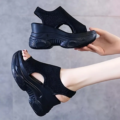👡 Dámské Sandály – Šikmý Podpatek a Otevřená Špička | Letní Styl – Pohodlné & Elegantní na Celý Den ☀️🌸✨