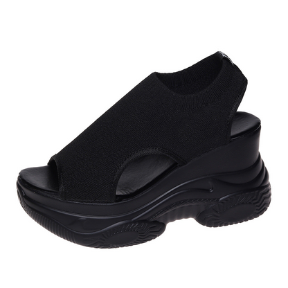 👡 Dámské Sandály – Šikmý Podpatek a Otevřená Špička | Letní Styl – Pohodlné & Elegantní na Celý Den ☀️🌸✨