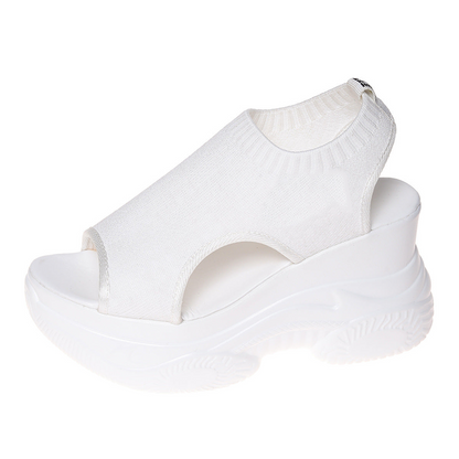 👡 Dámské Sandály – Šikmý Podpatek a Otevřená Špička | Letní Styl – Pohodlné & Elegantní na Celý Den ☀️🌸✨