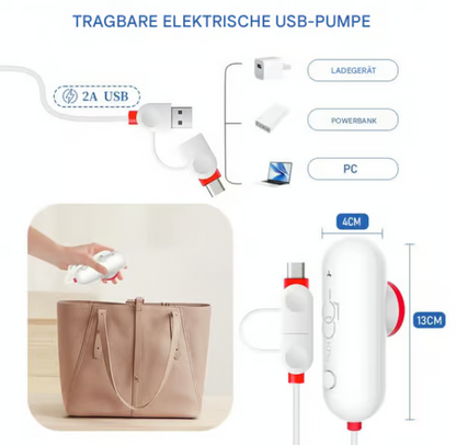 🔥6 KS! USB elektrické vakuové sáčky - úsporné, lehké na cesty!