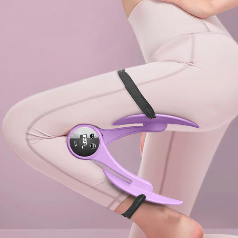 Posilovač pánevního dna s funkcí digitálního počítání a elastickými popruhy