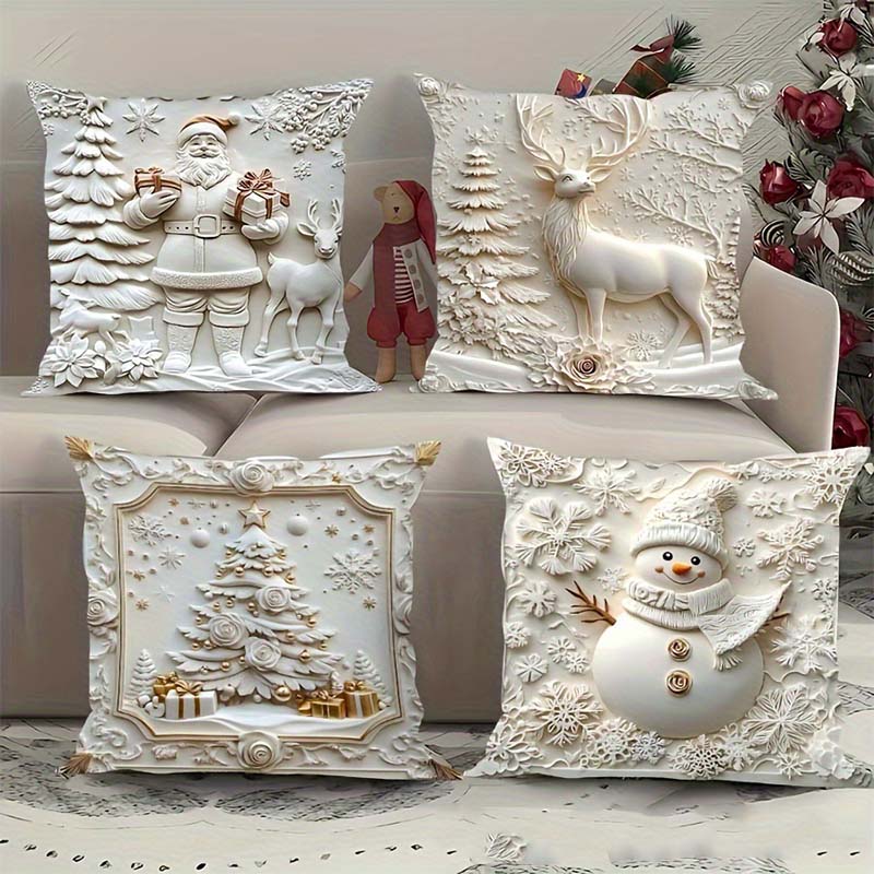 🎄Elegantní sváteční povlaky na polštáře