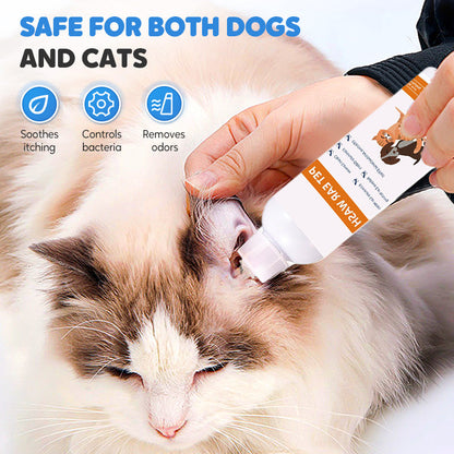 🐾 Čisticí ušní kapky pro psy a kočky – Něžná péče pro zdravá ouška!