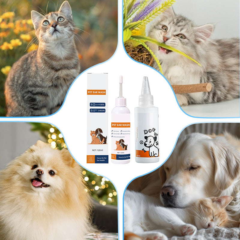 🐾 Čisticí ušní kapky pro psy a kočky – Něžná péče pro zdravá ouška!