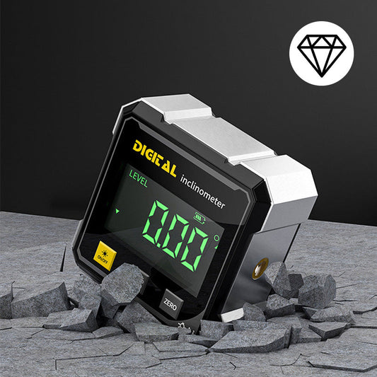 4stranný magnetický digitální úhloměr s laserem
