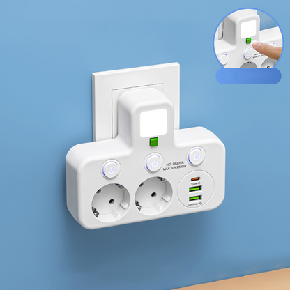 Chytrá prodlužovací šňůra s USB porty