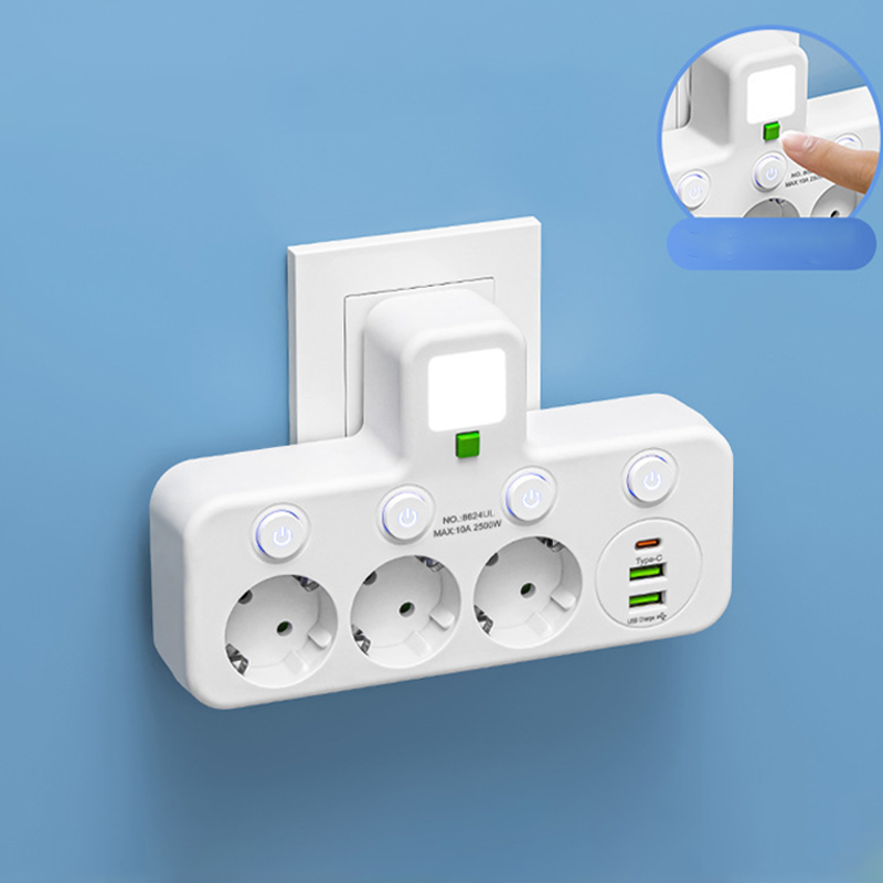 Chytrá prodlužovací šňůra s USB porty