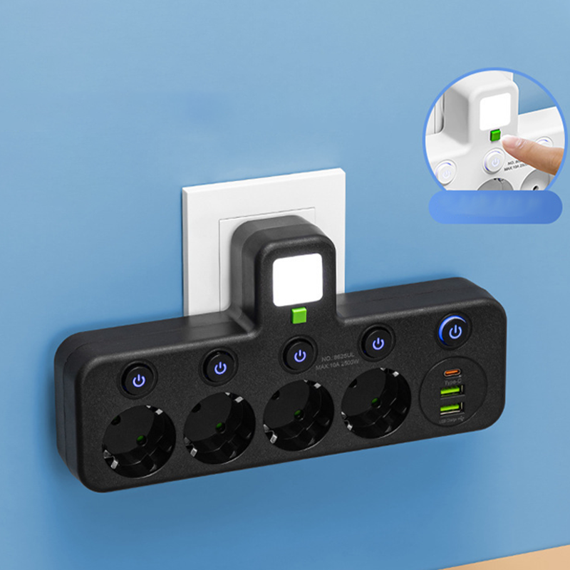 Chytrá prodlužovací šňůra s USB porty