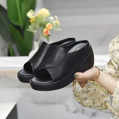 👡 Sandály s Šikmou Podpatkem – 5,5 cm Pohodlí | Elegantní & Letní Dámská Obuv – Ideální na Nákupy i Procházky ☀️🌸✨