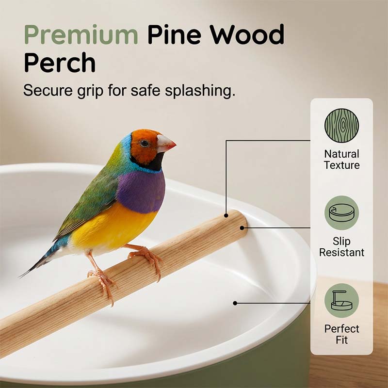 🦜 Elektrická Ptačí Lázeň – Se Sprchou | Automatická Koupel Pro Vaše Ptáky – Osvěžující & Bezpečná 🚿💧✨