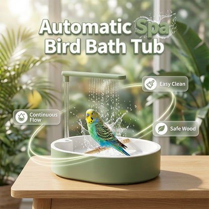 🦜 Elektrická Ptačí Lázeň – Se Sprchou | Automatická Koupel Pro Vaše Ptáky – Osvěžující & Bezpečná 🚿💧✨
