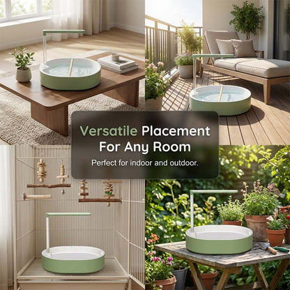 🦜 Elektrická Ptačí Lázeň – Se Sprchou | Automatická Koupel Pro Vaše Ptáky – Osvěžující & Bezpečná 🚿💧✨