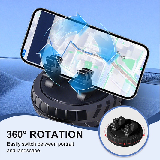 Navigujte bezpečně – 360° otočný kompaktní držák na telefon do auta – platba na dobírku 📱🚗💨