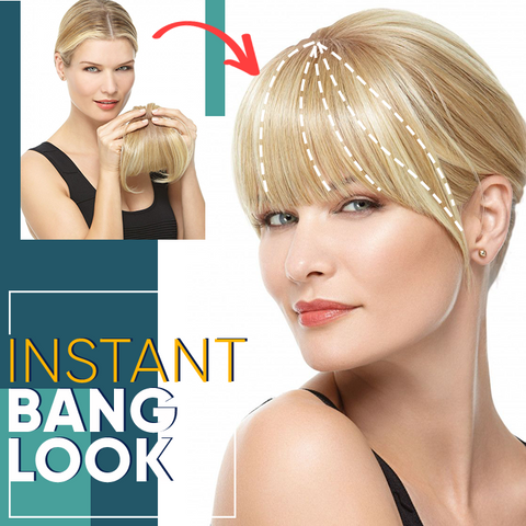 Bezešvé 3D prodlužování vlasů Clip-In Bangs